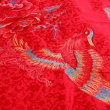 红富士生态家纺 幸福婚庆系列中国风喜庆床上用品十二件套 龙凤呈祥